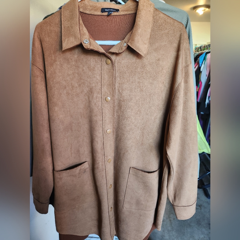 Well Worn Women's Brown Teddy Jacket